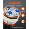 image:imageVEVOR 10Inch Electric Concrete Floor Grinder 17HP WalkBehind Polisher 1300W 1720RPM Brushless Motor