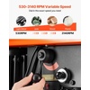 image:imageVEVOR 12 in Benchtop Drill Press 5 Amp 120V Variable Speed Cast Iron Bench Drill Press 12 in Swing Distance 045 Tiltling Worktable with Laser Work Light Tabletop Drilling Machine for Wood Metal10in5A