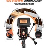 image:imageVEVOR 12 in Benchtop Drill Press 5 Amp 120V Variable Speed Cast Iron Bench Drill Press 12 in Swing Distance 045 Tiltling Worktable with Laser Work Light Tabletop Drilling Machine for Wood Metal12in5A