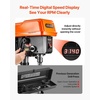 image:imageVEVOR 12 in Benchtop Drill Press 5 Amp 120V Variable Speed Cast Iron Bench Drill Press 12 in Swing Distance 045 Tiltling Worktable with Laser Work Light Tabletop Drilling Machine for Wood Metal10in5A