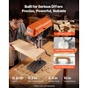 image:imageVEVOR 12 in Benchtop Drill Press 5 Amp 120V Variable Speed Cast Iron Bench Drill Press 12 in Swing Distance 045 Tiltling Worktable with Laser Work Light Tabletop Drilling Machine for Wood Metal10in5A