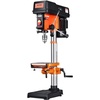 image:imageVEVOR 12 in Benchtop Drill Press 5 Amp 120V Variable Speed Cast Iron Bench Drill Press 12 in Swing Distance 045 Tiltling Worktable with Laser Work Light Tabletop Drilling Machine for Wood Metal12in5A