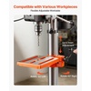 image:imageVEVOR 12 in Benchtop Drill Press 5 Amp 120V Variable Speed Cast Iron Bench Drill Press 12 in Swing Distance 045 Tiltling Worktable with Laser Work Light Tabletop Drilling Machine for Wood Metal10in5A