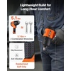 image:imageVEVOR 12Inch Air Impact Wrench Up to 738 ftlbs Nutbusting Torque Stubby Size amp Lightweight Pneumatic Impact Gun for Auto Repairs and Maintenance12 1100 ftlbs