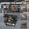 image:imageVEVOR 132 Gallon Gas Powered Air Compressor 7HP 9CFM115PSI Air Compressor Tank on Wheels Gas Driven Piston Pump Air Compressed System with 115PSI Maximum Pressure for Workshop Construction Sites