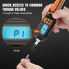 image:imageVEVOR 14 Drive Screwdriver Torque Wrench with Scale 1070 inlbs Torque Range 1 inlbs Torque Increment Torque Screwdriver with Bits amp CaseUltra 2657067 inlb