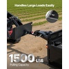 image:imageVEVOR 14 in Skid Steer Mount Plate with 2 Receiver Hitch Universal Quick Attach Mount Plate 1500lbs Capacity Heavy Duty Steel Loader Plates Compatible with Toro Dingo Skid Steers amp Tractors14 inch mini with Receiver