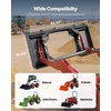 image:imageVEVOR 14 in Skid Steer Mount Plate with 2 Receiver Hitch Universal Quick Attach Mount Plate 1500lbs Capacity Heavy Duty Steel Loader Plates Compatible with Toro Dingo Skid Steers amp Tractors38 Inch