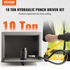 image:imageVEVOR 15 Ton Hydraulic Knockout Punch Kit 12 to 4 Conduit Hole Cutter Set KO Tool Kits WPuncher 10 Piece Metal Sheet Driver Tools for Aluminum Brass Stainless Steel Fiberglass and Plastic10T with Slug Splitting Dies