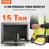 image:imageVEVOR 15 Ton Hydraulic Knockout Punch Kit 12 to 4 Conduit Hole Cutter Set KO Tool Kits WPuncher 10 Piece Metal Sheet Driver Tools for Aluminum Brass Stainless Steel Fiberglass and Plastic15 Ton with Slug Splitting Dies