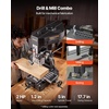 image:imageVEVOR 15875Inch Mill Drill Machine 2 HP Benchtop Milling Drill Press 1502560 RPM Adjustable Speed with Rotating Vise Laser and Work Light Milling Drilling Machine for Woodworking Light Metal