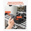 image:imageVEVOR 15875Inch Mill Drill Machine 2 HP Benchtop Milling Drill Press 1502560 RPM Adjustable Speed with Rotating Vise Laser and Work Light Milling Drilling Machine for Woodworking Light Metal