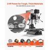 image:imageVEVOR 15875Inch Mill Drill Machine 2 HP Benchtop Milling Drill Press 1502560 RPM Adjustable Speed with Rotating Vise Laser and Work Light Milling Drilling Machine for Woodworking Light Metal