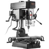 image:imageVEVOR 15875Inch Mill Drill Machine 2 HP Benchtop Milling Drill Press 1502560 RPM Adjustable Speed with Rotating Vise Laser and Work Light Milling Drilling Machine for Woodworking Light Metal