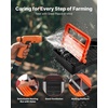 image:imageVEVOR 2 Tiers Chicken Nesting Boxes 10 Compartments Metal Egg Laying Boxes with Protective Collection Lids Roll Out Nesting Box Easy to Assemble Ideal for Hens Ducks Chickens and Other Poultry519L x 206W x 311H
