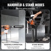 image:imageVEVOR 2 in 1 Handheld amp Standmount Core Drill 0863in Drilling Diameter  2000W Powerful Concrete Drilling Machine with Stand and Core Bit For Corner Operation and LargeScale Projects63in Core Drill  1 Bit