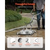 image:imageVEVOR 20 Inch Pressure Washer Surface Cleaner 4000 PSI Stainless Steel Attachment with 4 Wheels 2 Nozzles 38 Inch Quick Connect and Dual Handle for Concrete Patio SidewalkStainless Steel