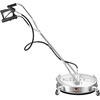image:imageVEVOR 20 Inch Pressure Washer Surface Cleaner 4000 PSI Stainless Steel Attachment with 4 Wheels 2 Nozzles 38 Inch Quick Connect and Dual Handle for Concrete Patio SidewalkStainless Steel