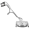 image:imageVEVOR 20 Inch Pressure Washer Surface Cleaner 4000 PSI Stainless Steel Attachment with 4 Wheels 2 Nozzles 38 Inch Quick Connect and Dual Handle for Concrete Patio SidewalkStainless Steel