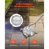 image:imageVEVOR 20 Inch Pressure Washer Surface Cleaner 4000 PSI Stainless Steel Attachment with 4 Wheels 2 Nozzles 38 Inch Quick Connect and Dual Handle for Concrete Patio SidewalkStainless Steel