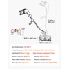 image:imageVEVOR 20 Inch Pressure Washer Surface Cleaner 4000 PSI Stainless Steel Attachment with 4 Wheels 2 Nozzles 38 Inch Quick Connect and Dual Handle for Concrete Patio SidewalkStainless Steel