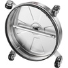 image:imageVEVOR 20 Inch Pressure Washer Surface Cleaner 4000 PSI Stainless Steel Attachment with 4 Wheels 2 Nozzles 38 Inch Quick Connect and Dual Handle for Concrete Patio SidewalkStainless Steel