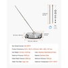 image:imageVEVOR 20 Inch Pressure Washer Surface Cleaner 4000 PSI Stainless Steel Attachment with 4 Wheels 2 Nozzles 38 Inch Quick Connect and Dual Handle for Concrete Patio SidewalkStainless Steel