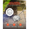 image:imageVEVOR 20 Inch Pressure Washer Surface Cleaner 4000 PSI Stainless Steel Attachment with 4 Wheels 2 Nozzles 38 Inch Quick Connect and Dual Handle for Concrete Patio SidewalkStainless Steel
