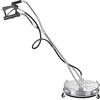image:imageVEVOR 20 Inch Pressure Washer Surface Cleaner 4000 PSI Stainless Steel Attachment with 4 Wheels 2 Nozzles 38 Inch Quick Connect and Dual Handle for Concrete Patio SidewalkStainless Steel