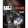 image:imageVEVOR 20Gallon Air Compressor 2HP 45 SCFM at 90PSI Max 125PSI Pressure OilFree Air Compressor Tank Portable on Wheels for Auto Repair Tire Inflation Spray Painting Woodwork Nailing 120V20Gallon 135PSI