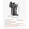 image:imageVEVOR 20Gallon Air Compressor 2HP 45 SCFM at 90PSI Max 125PSI Pressure OilFree Air Compressor Tank Portable on Wheels for Auto Repair Tire Inflation Spray Painting Woodwork Nailing 120V20Gallon 135PSI