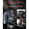image:imageVEVOR 20Gallon Air Compressor 2HP 45 SCFM at 90PSI Max 125PSI Pressure OilFree Air Compressor Tank Portable on Wheels for Auto Repair Tire Inflation Spray Painting Woodwork Nailing 120V20Gallon 135PSI