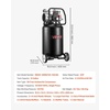 image:imageVEVOR 20Gallon Air Compressor 2HP 45 SCFM at 90PSI Max 125PSI Pressure OilFree Air Compressor Tank Portable on Wheels for Auto Repair Tire Inflation Spray Painting Woodwork Nailing 120V14Gallon