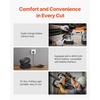 image:imageVEVOR 20V Portable Band Saw 5 in Deep Cut 360W Cordless Compact Bandsaw with Brushless Motor Adjustable Speed for Cutting Metal Wood Compatible with Makita Batteries Bare Tool Only5inch Kit with Battery