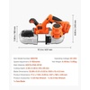 image:imageVEVOR 20V Portable Band Saw 5 in Deep Cut 360W Cordless Compact Bandsaw with Brushless Motor Adjustable Speed for Cutting Metal Wood Compatible with Makita Batteries Bare Tool Only256inch Bare Tool only