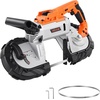 image:imageVEVOR 20V Portable Band Saw 5 in Deep Cut 360W Cordless Compact Bandsaw with Brushless Motor Adjustable Speed for Cutting Metal Wood Compatible with Makita Batteries Bare Tool Only5inch Bare Tool only