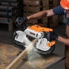 image:imageVEVOR 20V Portable Band Saw 5 in Deep Cut 360W Cordless Compact Bandsaw with Brushless Motor Adjustable Speed for Cutting Metal Wood Compatible with Makita Batteries Bare Tool Only5inch Bare Tool only