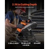 image:imageVEVOR 20V Portable Band Saw 5 in Deep Cut 360W Cordless Compact Bandsaw with Brushless Motor Adjustable Speed for Cutting Metal Wood Compatible with Makita Batteries Bare Tool Only256inch Bare Tool only