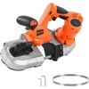 image:imageVEVOR 20V Portable Band Saw 5 in Deep Cut 360W Cordless Compact Bandsaw with Brushless Motor Adjustable Speed for Cutting Metal Wood Compatible with Makita Batteries Bare Tool Only256inch Bare Tool only