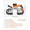 image:imageVEVOR 20V Portable Band Saw 5 in Deep Cut 360W Cordless Compact Bandsaw with Brushless Motor Adjustable Speed for Cutting Metal Wood Compatible with Makita Batteries Bare Tool Only5inch Kit with Battery