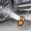 image:imageVEVOR 24 Inch Pressure Washer Undercarriage Cleaner 4000 PSI Stainless Steel Cleaner with Angle Adjustment and 7 Nozzles with 2 Extended Wands for Driveway Patio Deck24 Inch