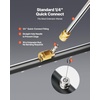 image:imageVEVOR 24 Inch Pressure Washer Undercarriage Cleaner 4000 PSI Stainless Steel Cleaner with Angle Adjustment and 7 Nozzles with 2 Extended Wands for Driveway Patio Deck24 Inch
