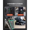 image:imageVEVOR 24piece Ratcheting Wrench Set with 180 Flex Head AntiSlip Tooth Combination Wrench Sets with Organizer Box Metric 819mm amp SAE 1434 Black Electrophoretic CoatingNickel 24pcs