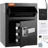 image:imageVEVOR 25 Cub Depository Safe Deposit Safe with Drop Slot Electronic Code Lock and 2 Emergency Keys 2027 x 1397 x 1397 Business Drop Slot Safe for Cash Mail in Home Hotel Office12 x 14 x 18
