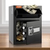 image:imageVEVOR 25 Cub Depository Safe Deposit Safe with Drop Slot Electronic Code Lock and 2 Emergency Keys 2027 x 1397 x 1397 Business Drop Slot Safe for Cash Mail in Home Hotel Office12 x 14 x 18