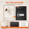 image:imageVEVOR 25 Cub Depository Safe Deposit Safe with Drop Slot Electronic Code Lock and 2 Emergency Keys 2027 x 1397 x 1397 Business Drop Slot Safe for Cash Mail in Home Hotel Office12 x 14 x 18