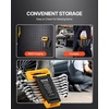 image:imageVEVOR 25Piece Metric Combination Wrench Set 632mm Open End Carbon Steel with Rollup Pouch Ideal for Household Garage Workshop Auto RepairsRegular