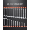 image:imageVEVOR 25Piece Metric Combination Wrench Set 632mm Open End Carbon Steel with Rollup Pouch Ideal for Household Garage Workshop Auto RepairsRegular