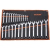 image:imageVEVOR 25Piece Metric Combination Wrench Set 632mm Open End Carbon Steel with Rollup Pouch Ideal for Household Garage Workshop Auto RepairsRegular
