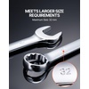 image:imageVEVOR 25Piece Metric Combination Wrench Set 632mm Open End Carbon Steel with Rollup Pouch Ideal for Household Garage Workshop Auto RepairsRegular